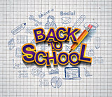 Back to School Background to use for advertiments, as book cover and more