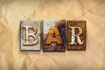 Bar Concept Rusted Metal Type