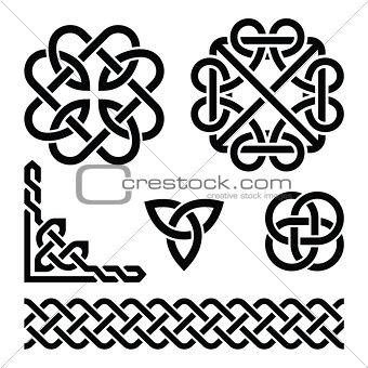 Celtic Irish knots, braids and patterns