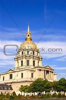 Les Invalides - complex of museums and tomb of Napoleon Bonapart
