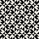 Vector Seamless Black and Wite Geometric Pattern