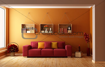 Orange lounge