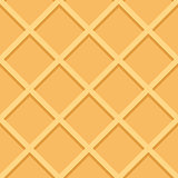 Waffle Seamless Pattern Background Vector Illustration