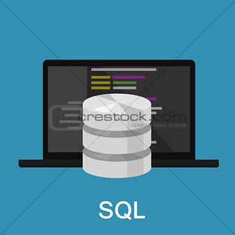 sql structured query language database search data code