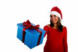 Santa Girl with gifts 