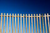 Fences in blue