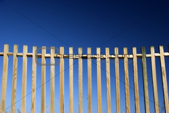 Fences in blue