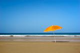 Orange hat beach