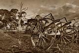 old photo of a wagon