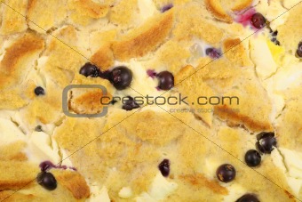 shot of blueberry french toast background
