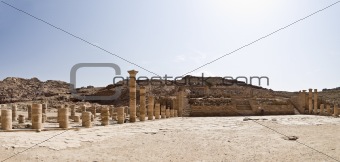 Roman ruins, Petra Jordan