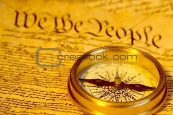Compass and United States Constitution