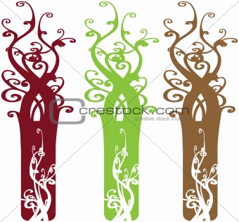 Interesting Ornate Tree Design Elements
