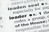 Definition of leader