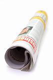 Roll of newspaper - Business section