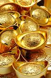 Gold ingot ornaments