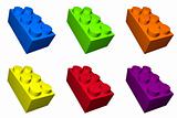 Colorful Toy Build Blocks for Children