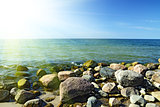 Baltic coast on a Sunny day