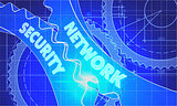 Network Security on Blueprint of Cogs.