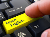 Learn English - Clicking Yellow Keyboard Button.