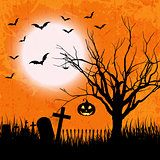 Grunge halloween background 