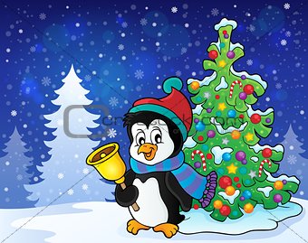 Christmas penguin topic image 7