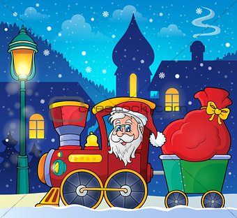 Christmas train theme image 3