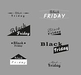 different trade icons for black friday
