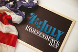 Composite image of independence day graphic