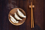 Asian food dumplings