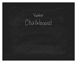 Vector blackboard chalk retro background