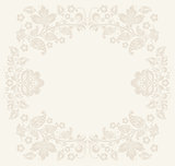 Birthday background with floral pattern.