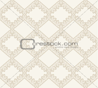 Lace vector fabric seamless  pattern.