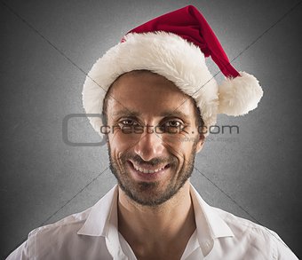 Santa claus businessman
