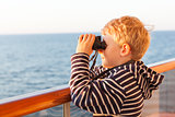 boy with binoculars