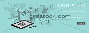 banner of business site