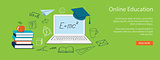 banner for online education site