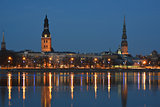 night Riga