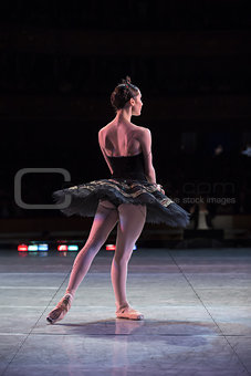 Prima ballerina dancing