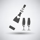 Party Champagne and Glass Icon