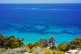 Amazing panorama of Kokkinos Vrachos Beach, Lefkada