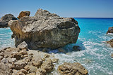 Blue Waters of Megali Petra Beach, Lefkada