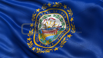 US state flag of New Hampshire