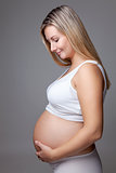 Portrait of a pregnant woman 