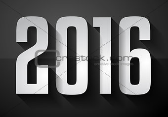 2016 New Year Background for modern seasonal card