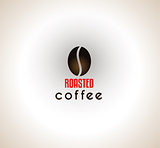 Conceptual Coffee Text with stylized Icon to use for packaging layouts