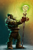 The strong orc shaman 