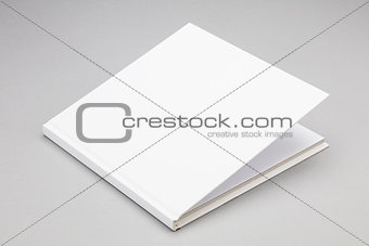 Blank book white cover 8,5 x 8,5 in