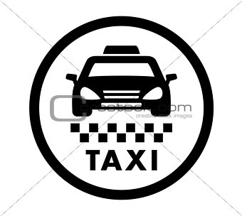 taxi cab services icon