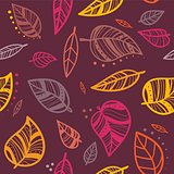 Fall seamless pattern